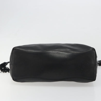 Prada Vitello Daino Convertible Tote Vitello Daino, Black, Leather, Handbag