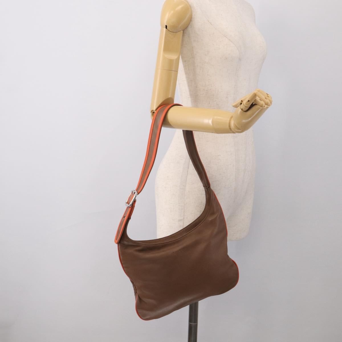 Loewe Shoulder bag Leather, Brown, Leather, Shoulder Bag
