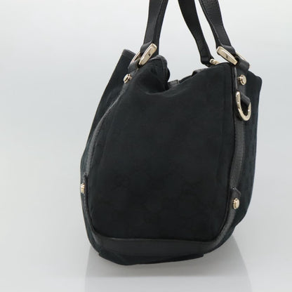 Gucci Abbey, Black, Canvas, tote