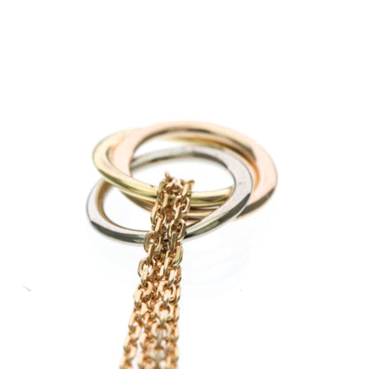 Cartier Trinity Choker 18K Tricolor Gold, Gold, Gold, Necklace