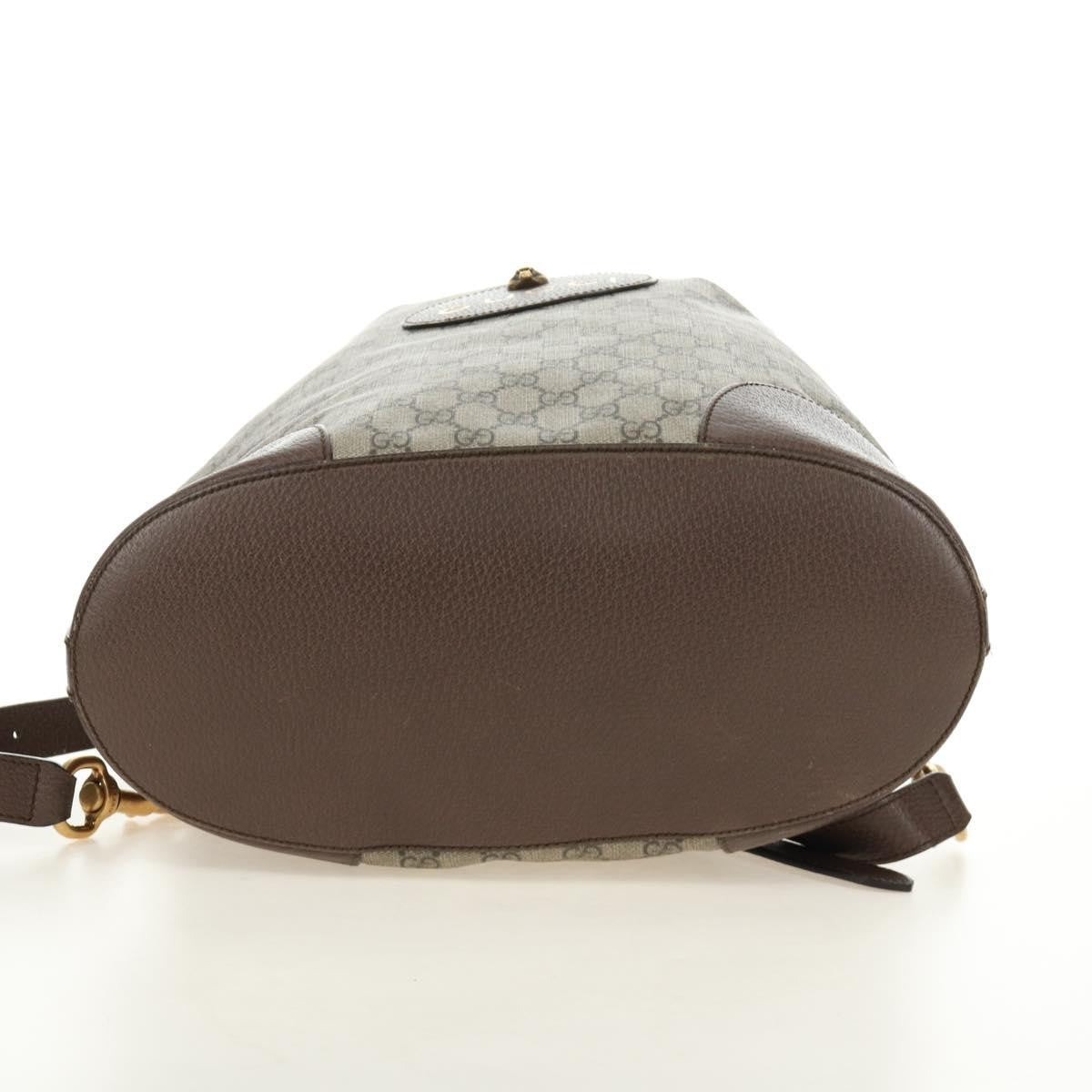 Gucci Neo Vintage Drawstring Bucket GG Coated Canvas, Beige, Canvas, Backpack