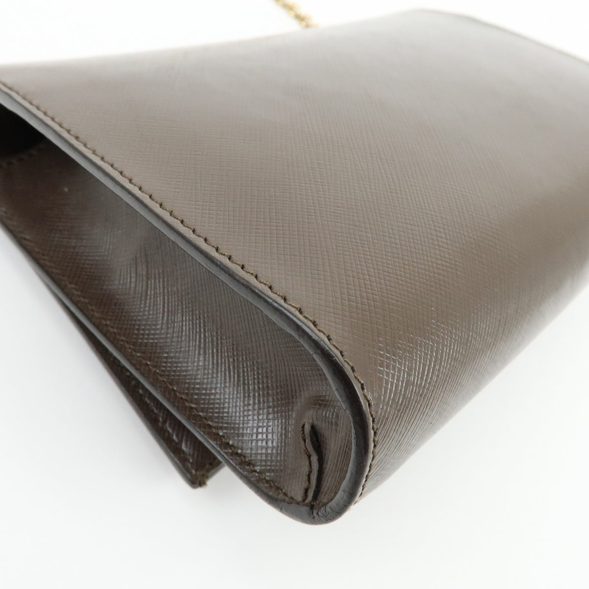 Salvatore Ferragamo Vara Bow Glitter, Brown, Leather, Crossbody Bag