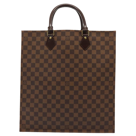 Louis Vuitton Sac Plat, Brown, Canvas, handbag