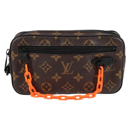 Louis Vuitton Pochette Volga, Brown, Canvas, clutch