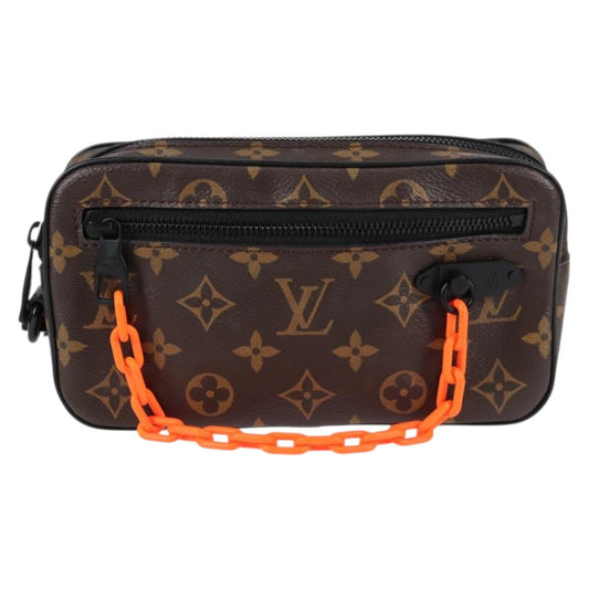 Louis Vuitton Pochette Volga, Brown, Canvas, clutch