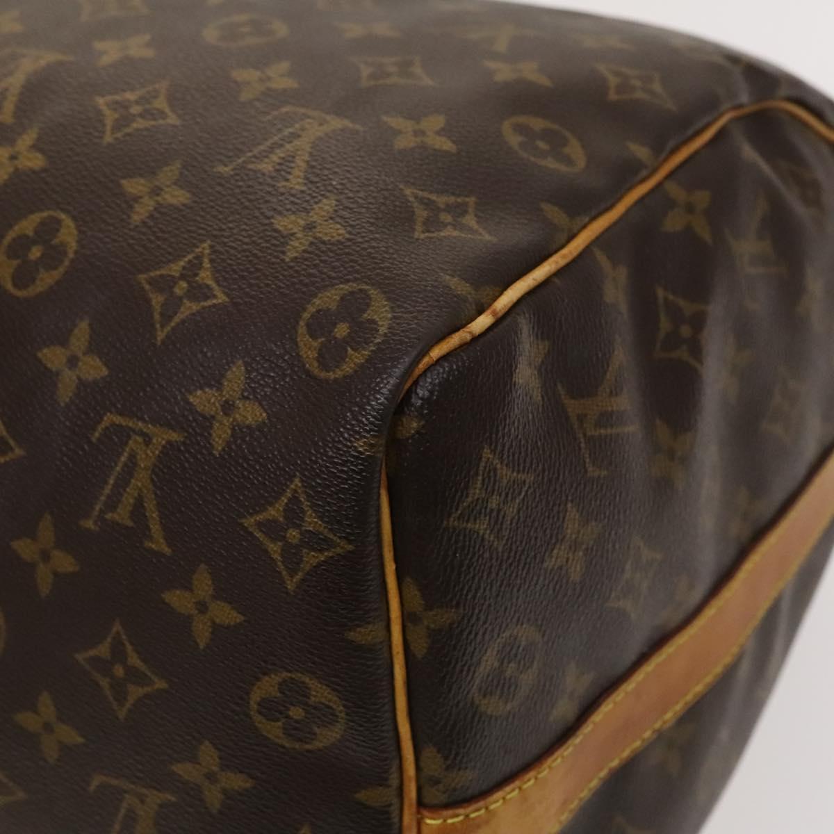 Louis Vuitton Keepall Bandouliere 50, Brown, Canvas, travel