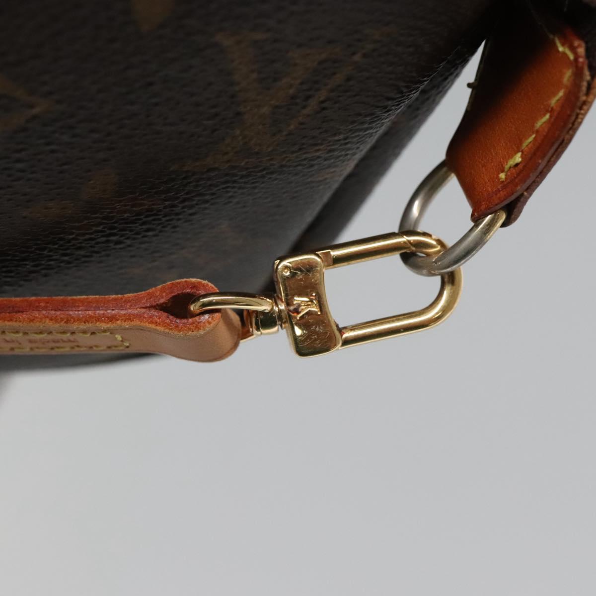 Louis Vuitton Pochette Accessoire, Brown, Canvas, clutch