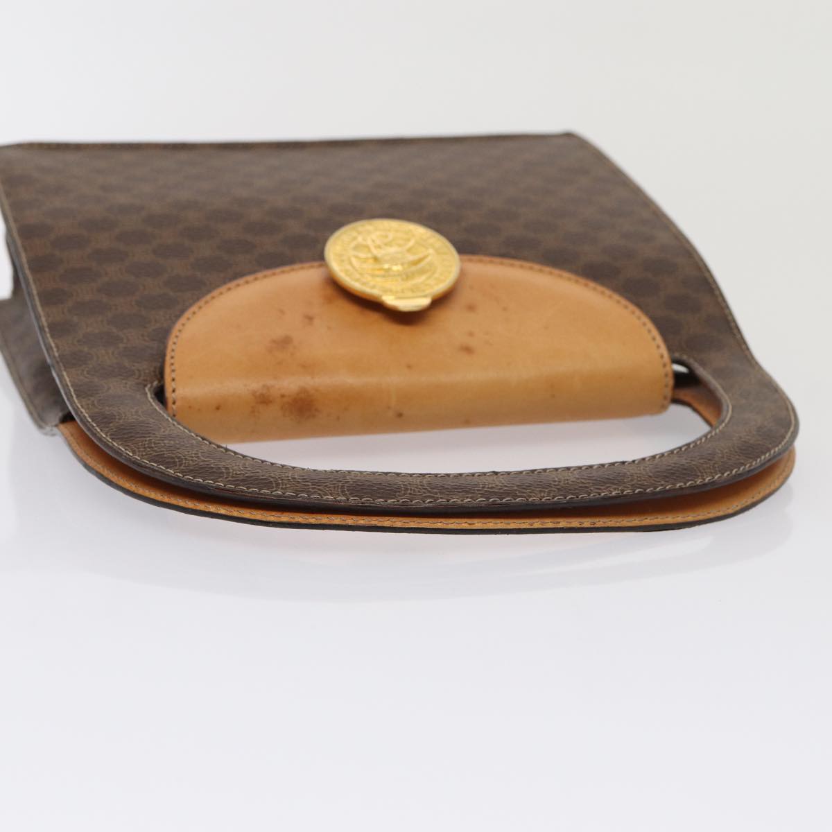 Céline Macadam, Brown, Canvas, handbag