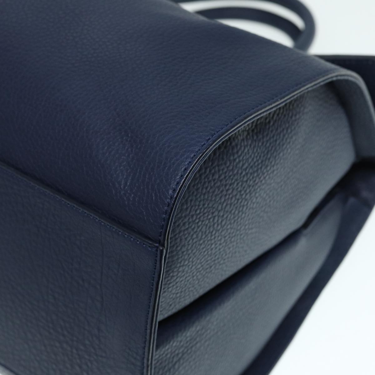 Balenciaga Tube, Navy, Leather, handbag