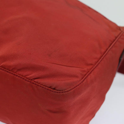 Prada Tessuto, Red, Canvas, shoulder