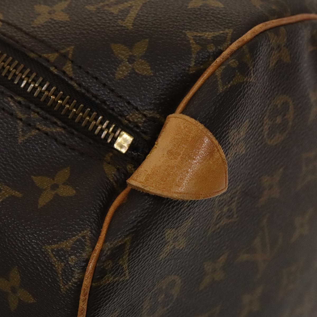 Louis Vuitton Keepall 55, Brown, Canvas, travel