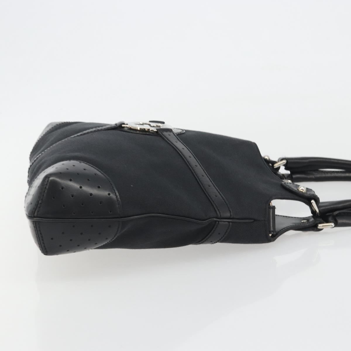 Gucci Reins Web Canvas, Black, Canvas, Shoulder Bag
