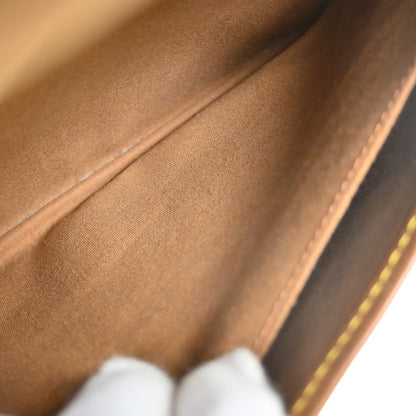Louis Vuitton Saumur Monogram Canvas, Brown, Canvas, Shoulder Bag