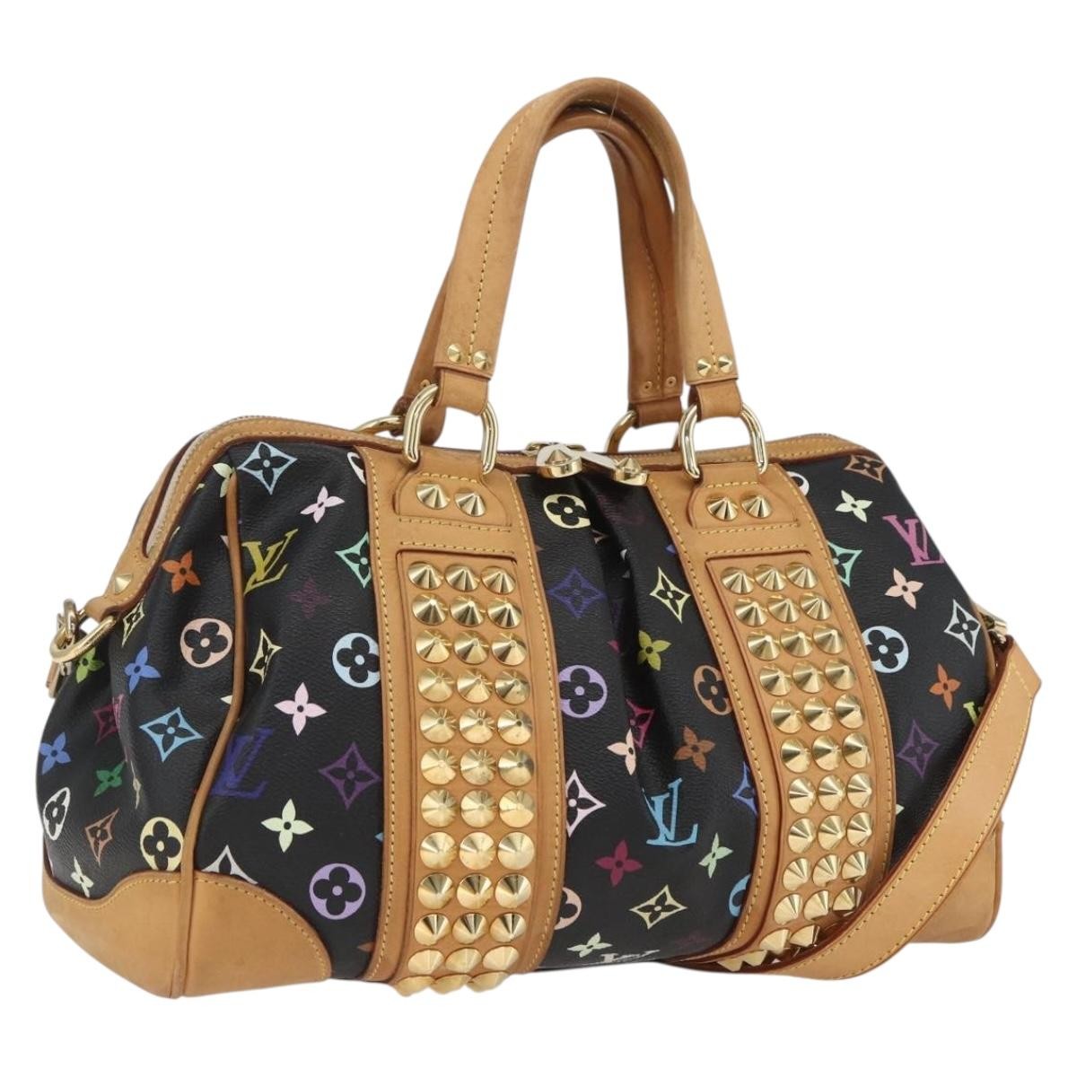 Louis Vuitton Courtney Monogram Multicolor, Black, Canvas, Handbag