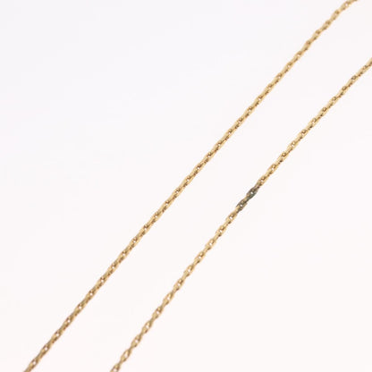 Christian Dior Logo Heart Pendant Metal, Gold, Metal, Necklace