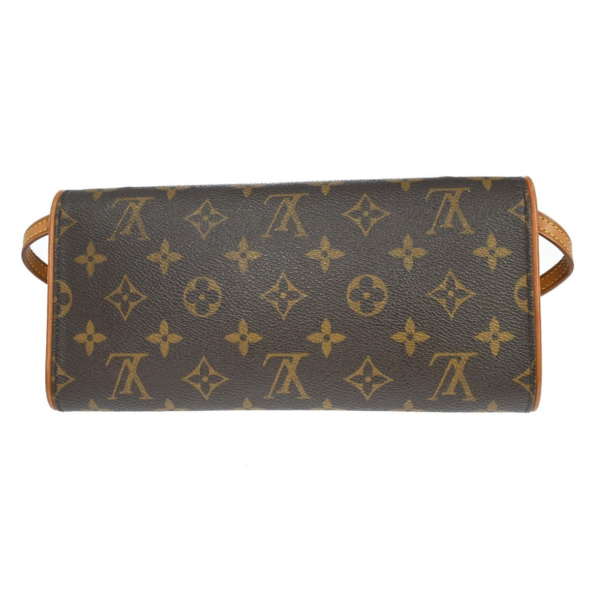Louis Vuitton Twin Monogram Canvas, Brown, Canvas, Clutch