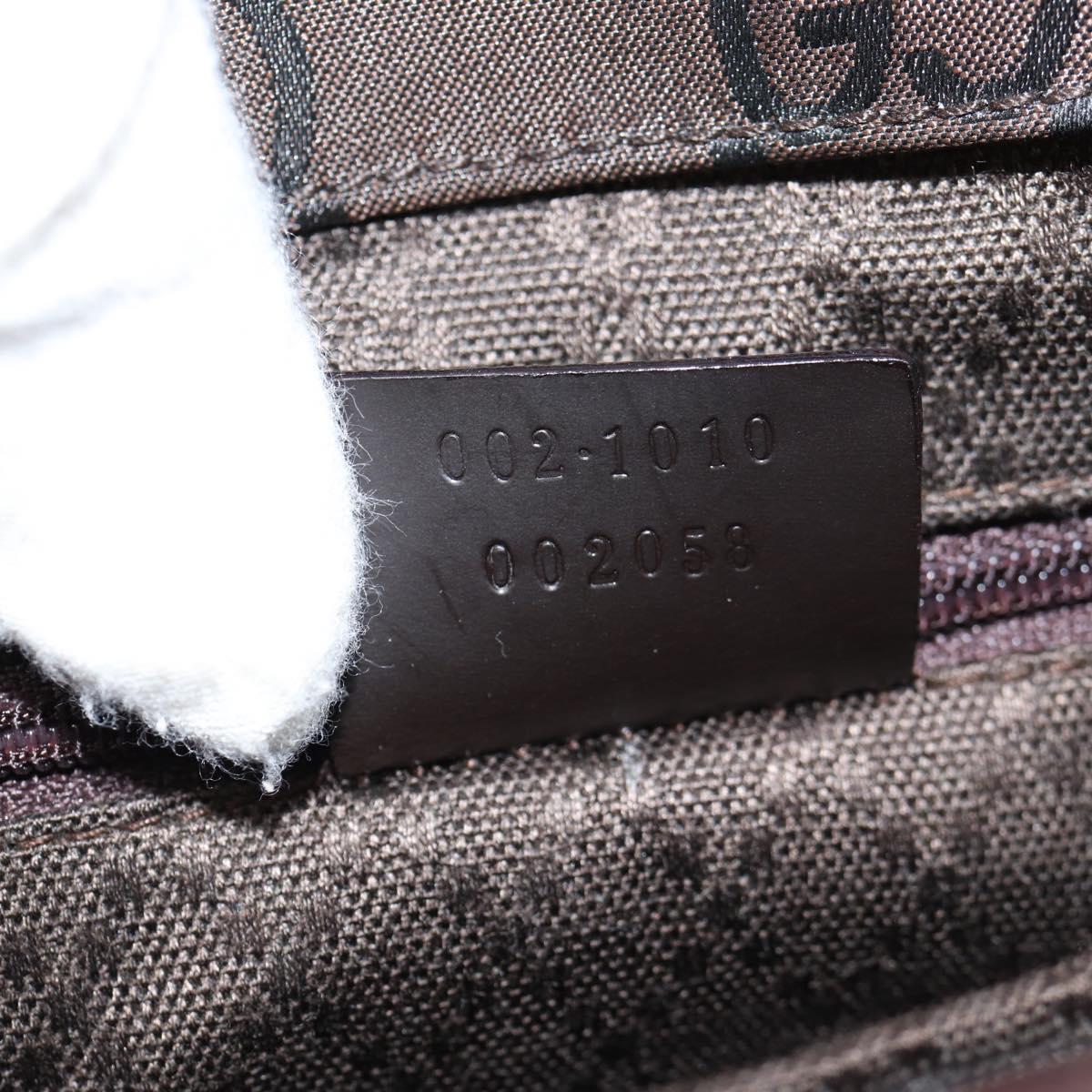 Gucci Bamboo tote bag Canvas, BROWN, CANVAS, Handbag