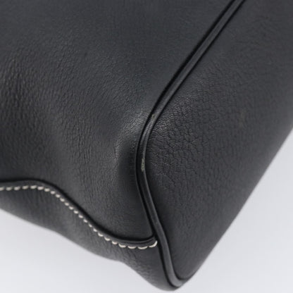Burberry Vintage Leather, Black, Leather, Tote Bag