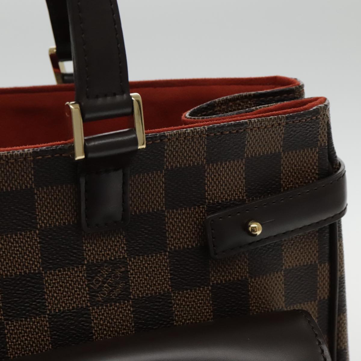 Louis Vuitton Uzes, Brown, Canvas, tote