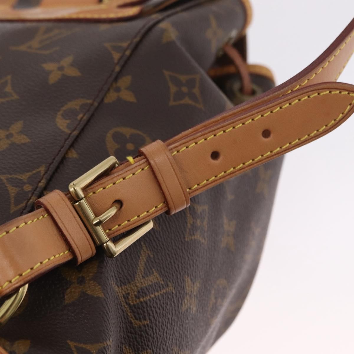 Louis Vuitton Vintage Montsouris Monogram Canvas, Brown, Canvas, Backpack