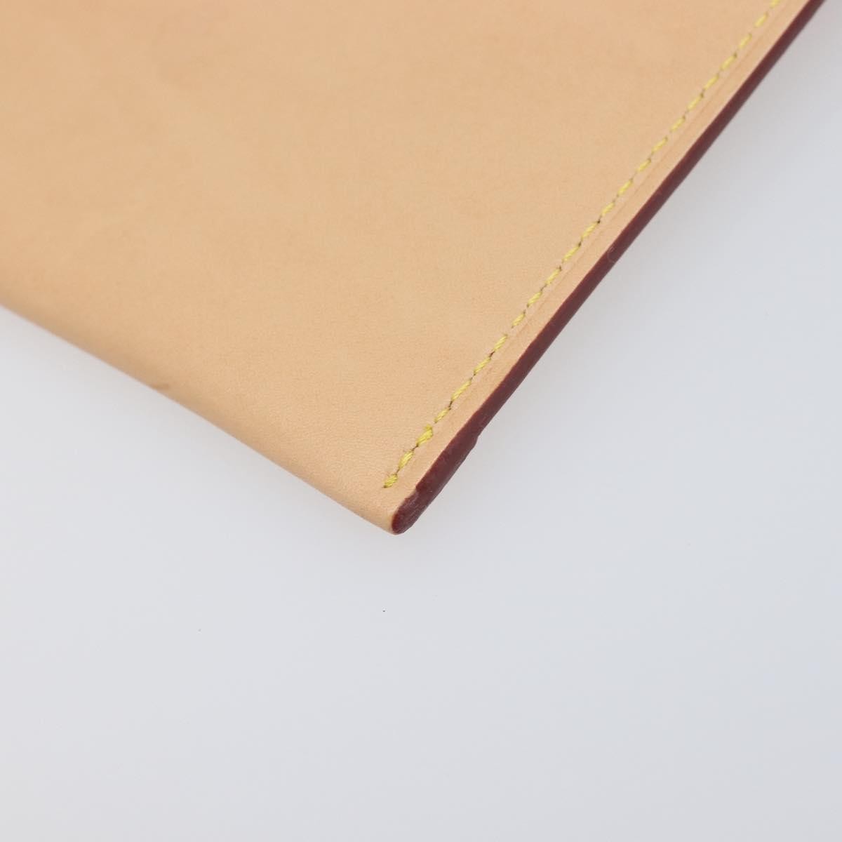 Louis Vuitton Rivets Envelope Clutch Leather, Beige, Leather, Clutch