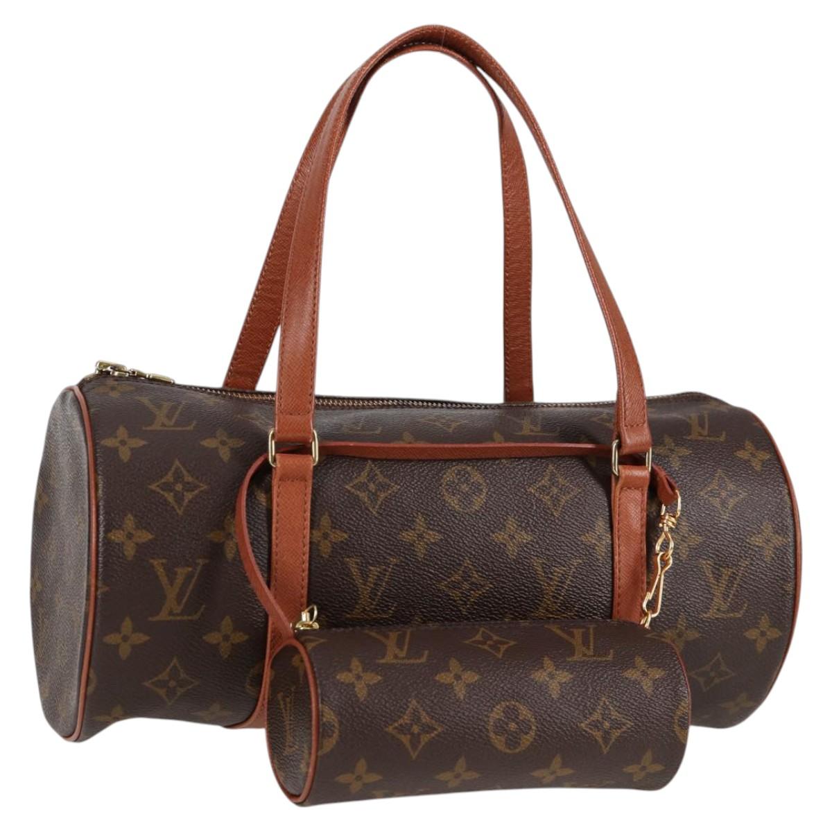 Louis Vuitton Papillon 30, Brown, Canvas, handbag