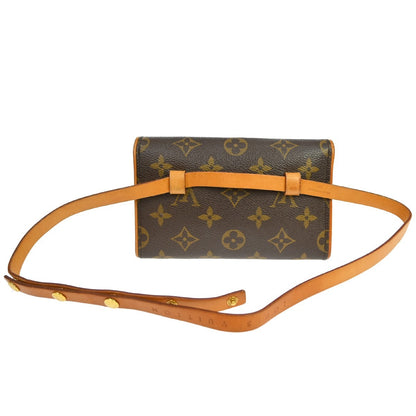 Louis Vuitton Florentine Monogram, Brown, Canvas, Clutch