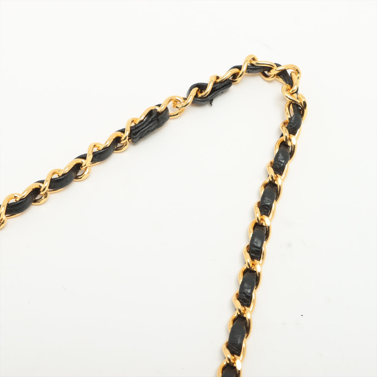 Chanel V-Stich, Black, Leather, shoulder