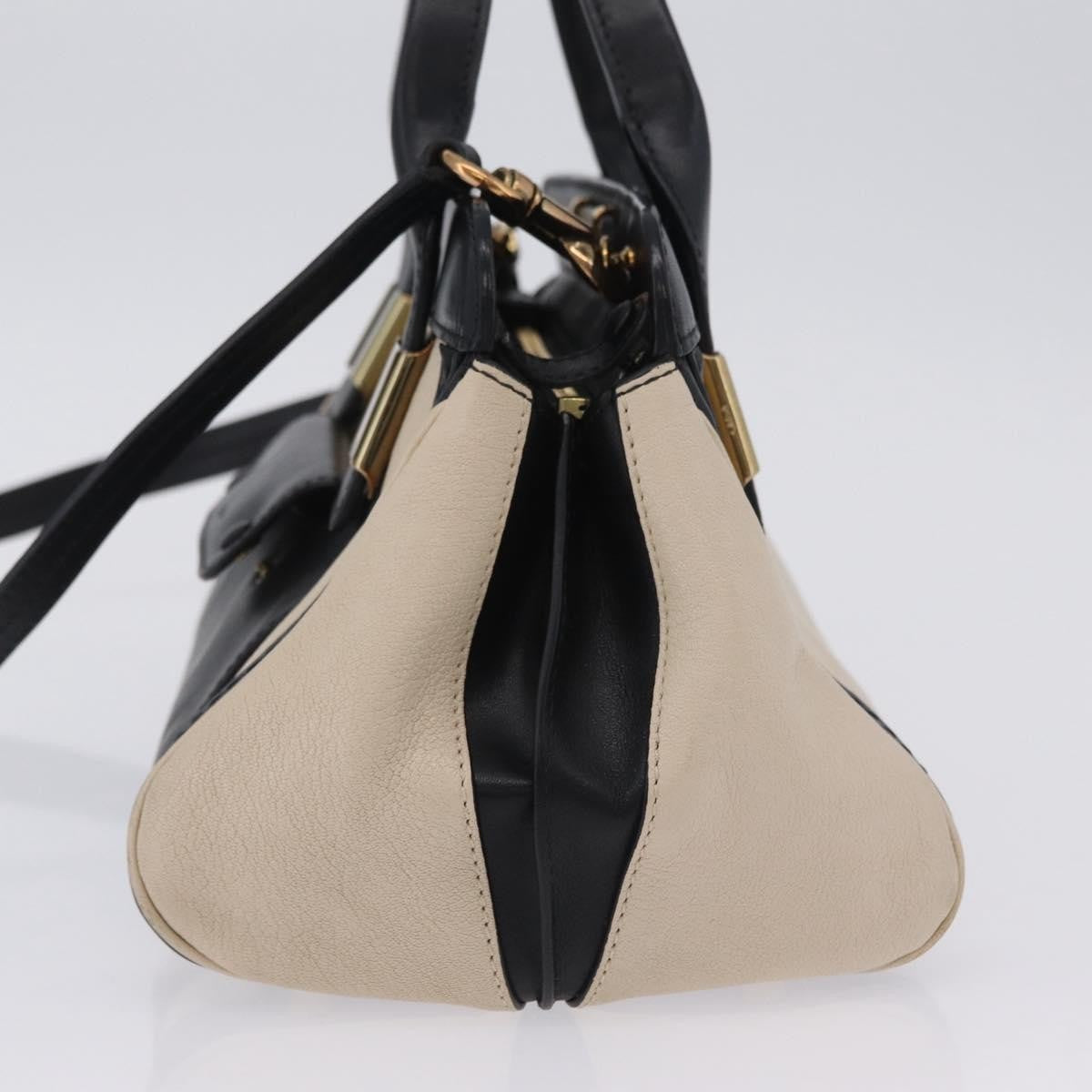 Chloe Alice Satchel Leather, Black, Leather, Handbag