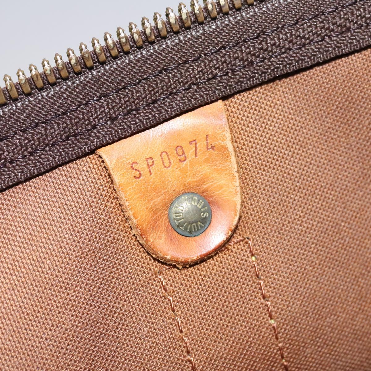Louis Vuitton Keepall 50, Brown, Canvas, travel