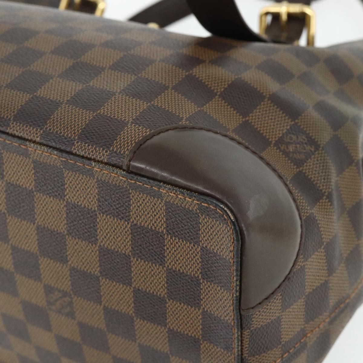 Louis Vuitton Hampstead Damier, Brown, Canvas, Tote Bag