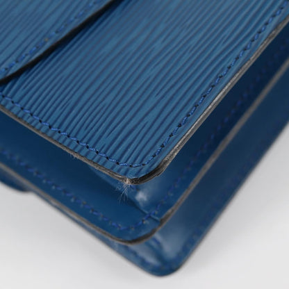 Louis Vuitton Grenelle Epi Leather, Blue, Leather, Shoulder Bag