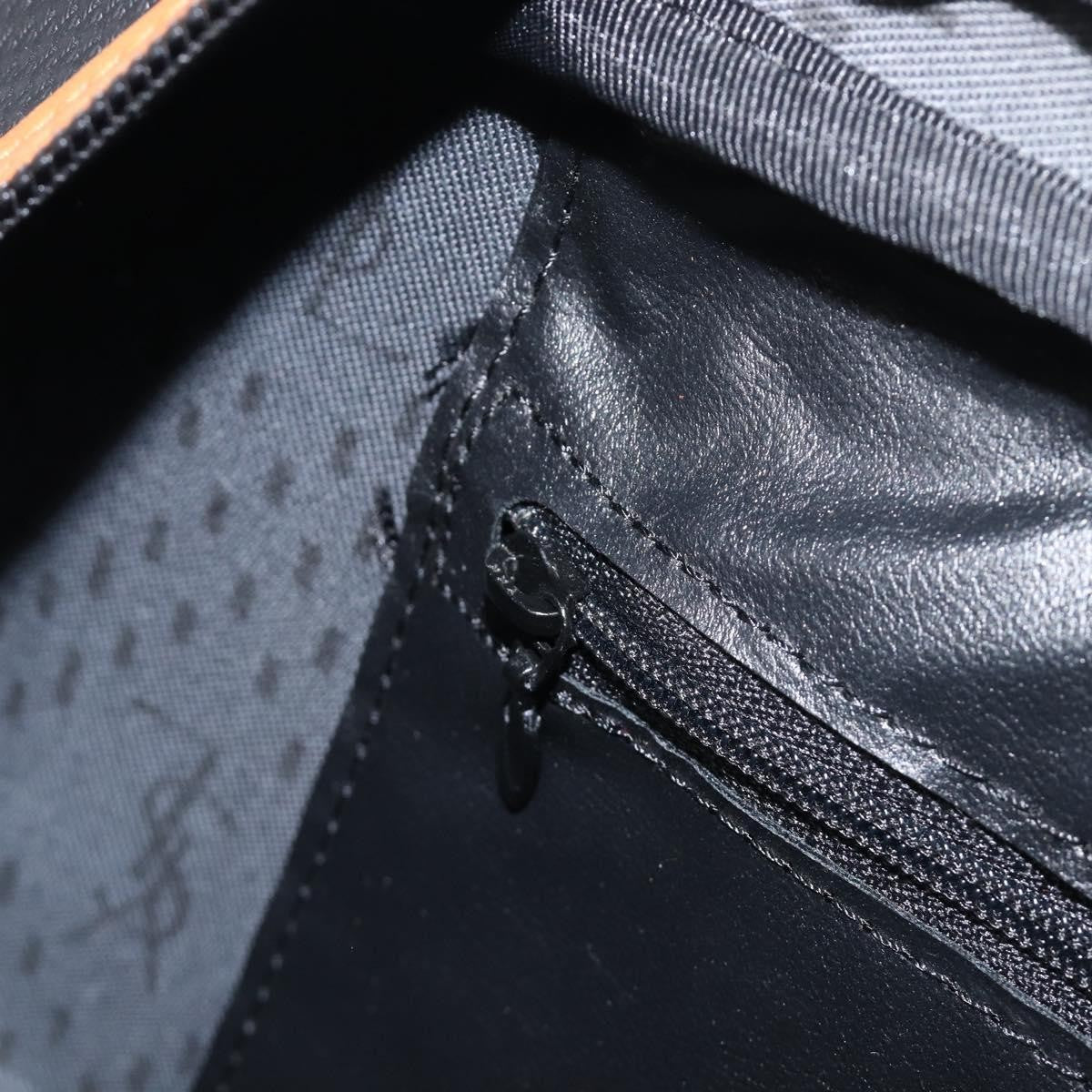 Saint Laurent Vintage Boston PVC Leather, Black, PVC, Travel Bag