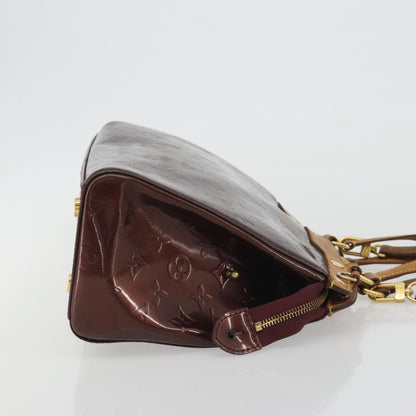 Louis Vuitton Brea Monogram Vernis, Burgundy, Patent Leather, Handbag