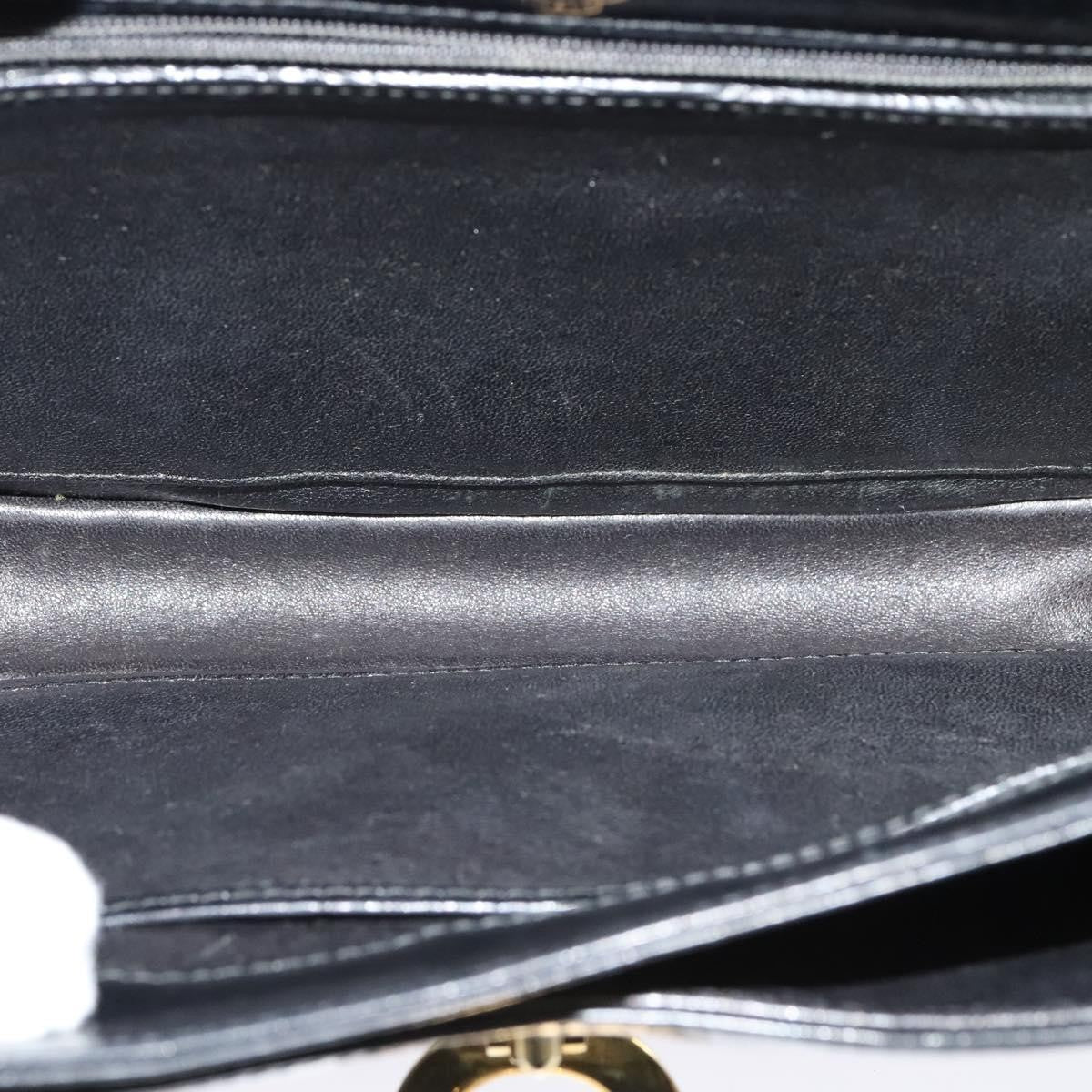 Gucci Vintage Leather, Black, Leather, Shoulder Bag
