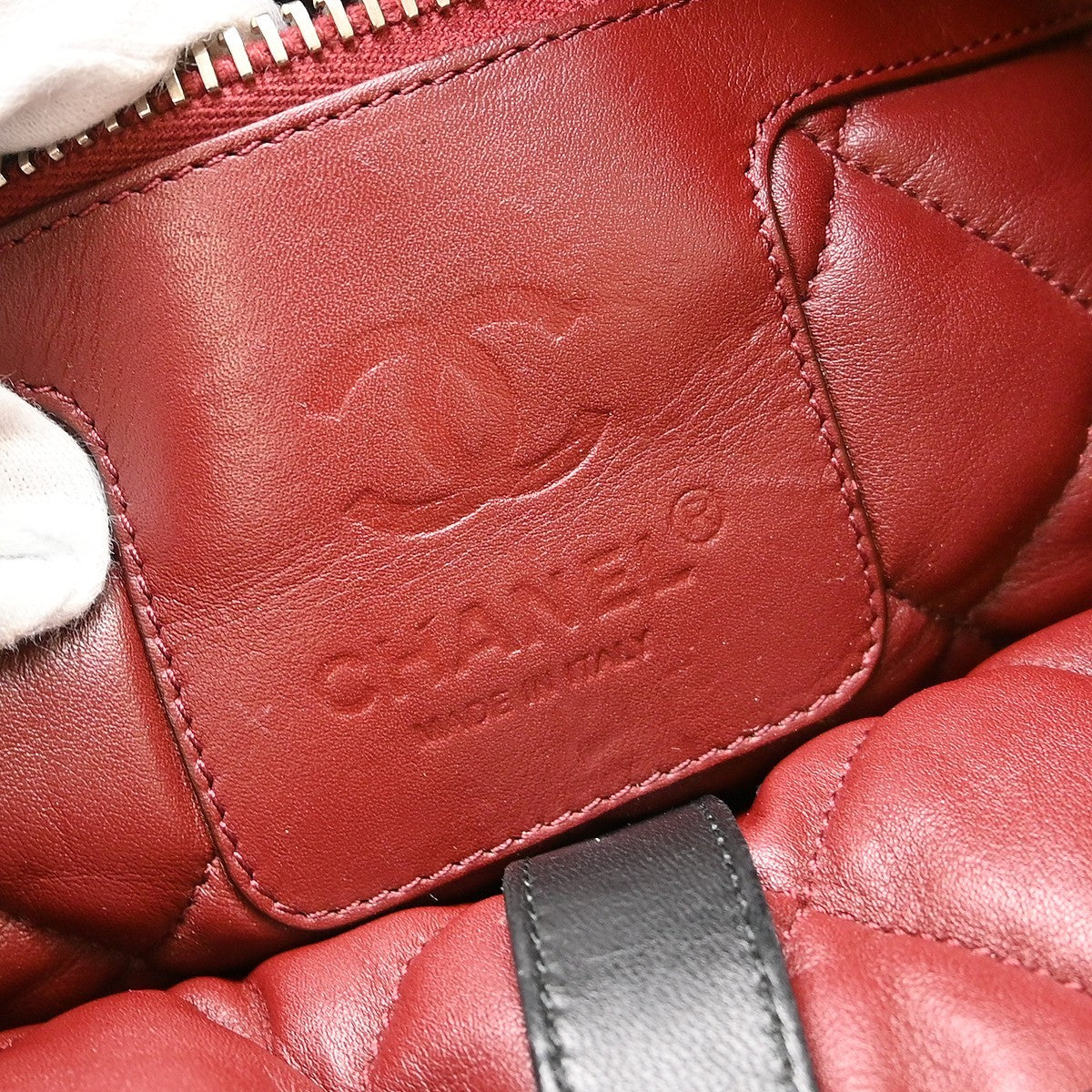 Chanel Coco Cocoon Reversible Tote Quilted Lambskin, Black, Leather, Tote Bag
