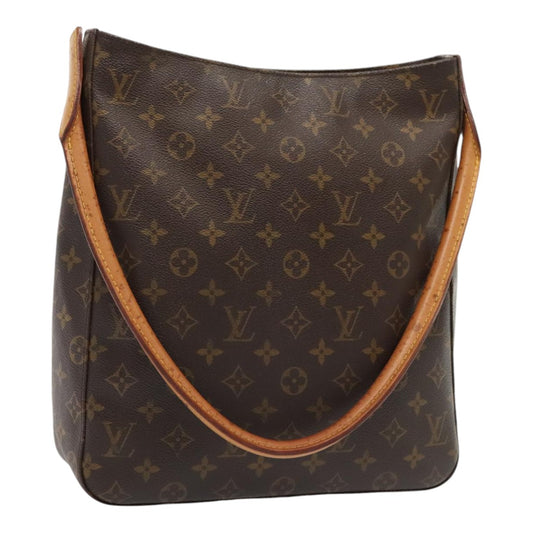 Louis Vuitton Looping GM, Brown, Canvas, shoulder