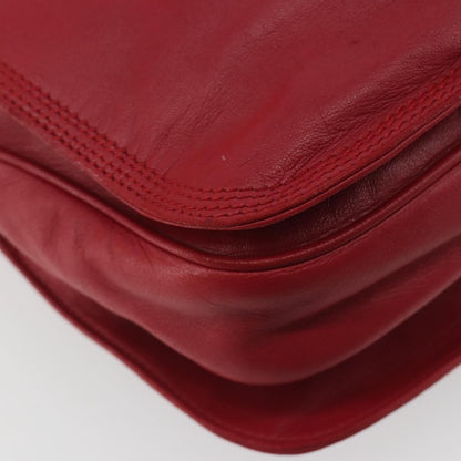 Loewe Anagram Leather, Red, Leather, Shoulder Bag