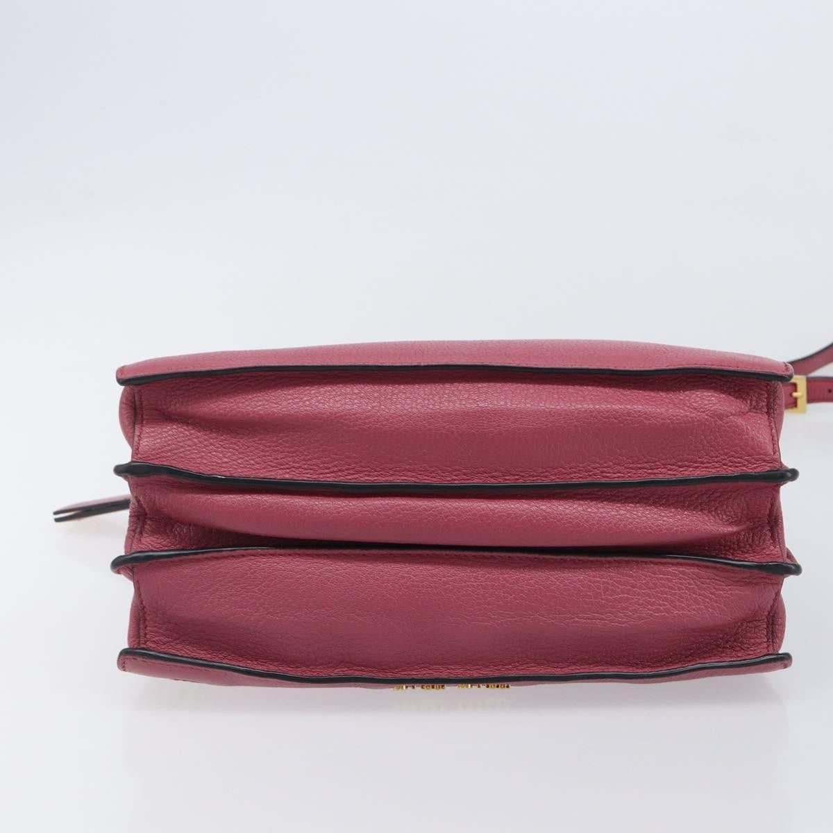 Miu Miu Madras Convertible Compartment Leather, Pink, Leather, Tote Bag