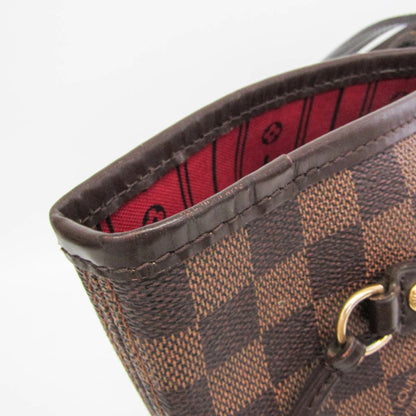 Louis Vuitton Neverfull Damier, Brown, Canvas, Tote Bag