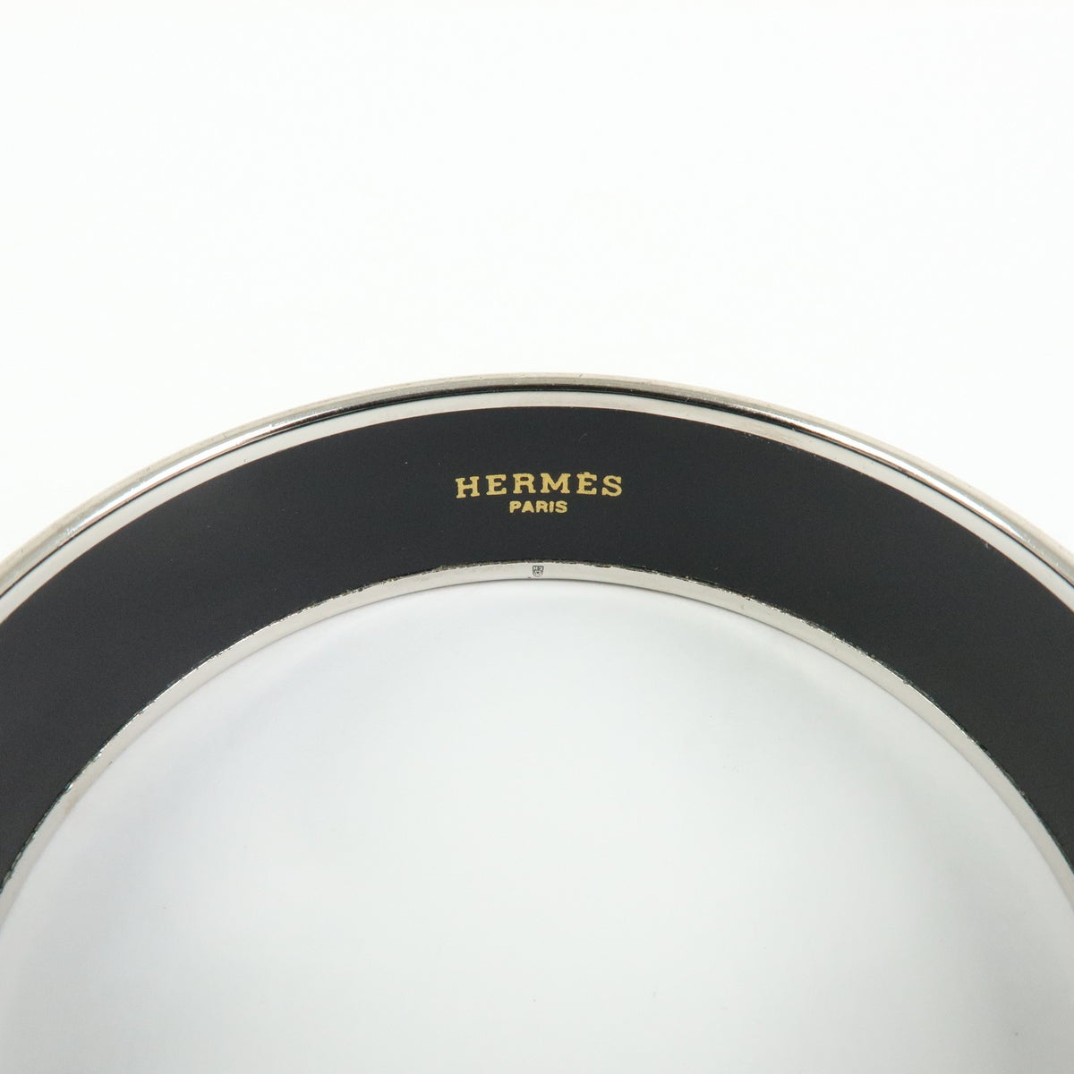 Hermes Bangle Printed Enamel, Multicolour, Metal, Bracelet