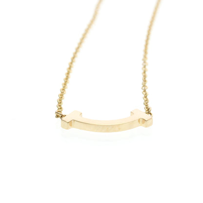 Tiffany & Co. T Smile Pendant 18K Rose Gold, Gold, Pink Gold, Necklace