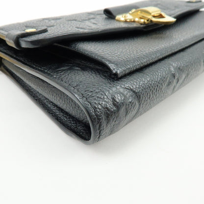 Louis Vuitton Vavin Chain Monogram Empreinte Leather, Black, Leather, Crossbody Bag
