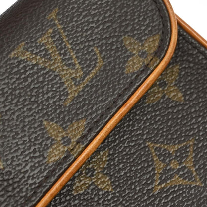 Louis Vuitton Florentine Waist Monogram Canvas, Brown, Canvas, Clutch