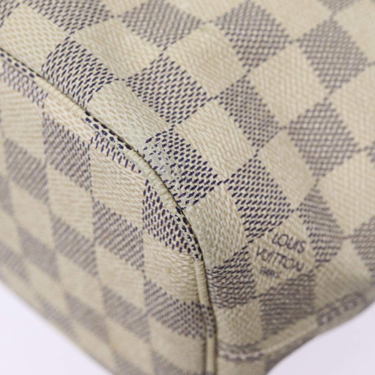 Louis Vuitton Neverfull PM, Beige, Canvas, tote