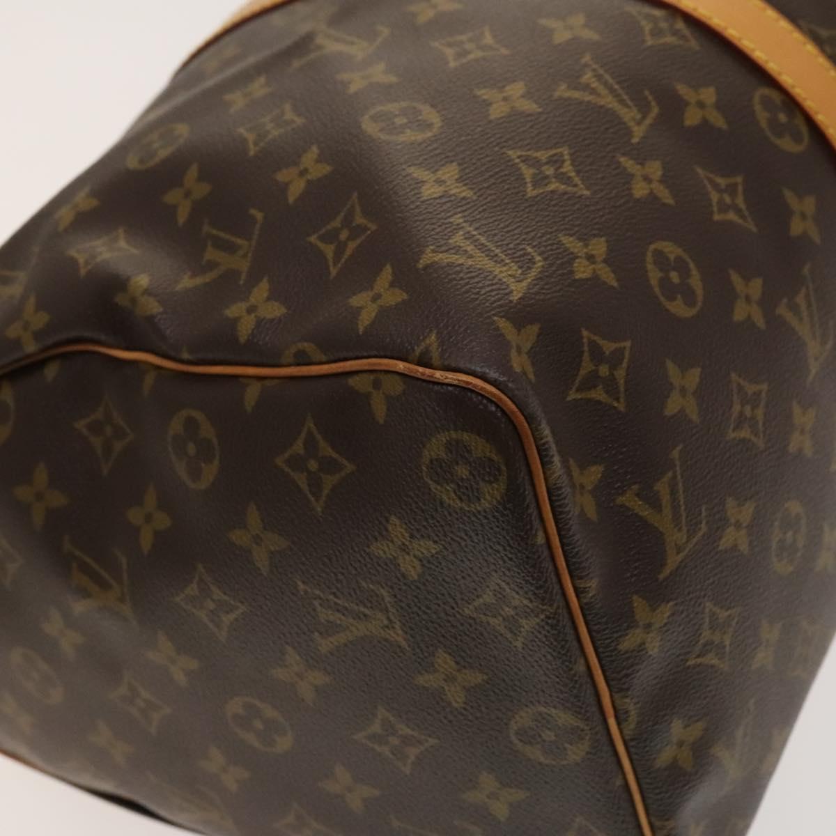 Louis Vuitton Keepall 45, Brown, Canvas, travel