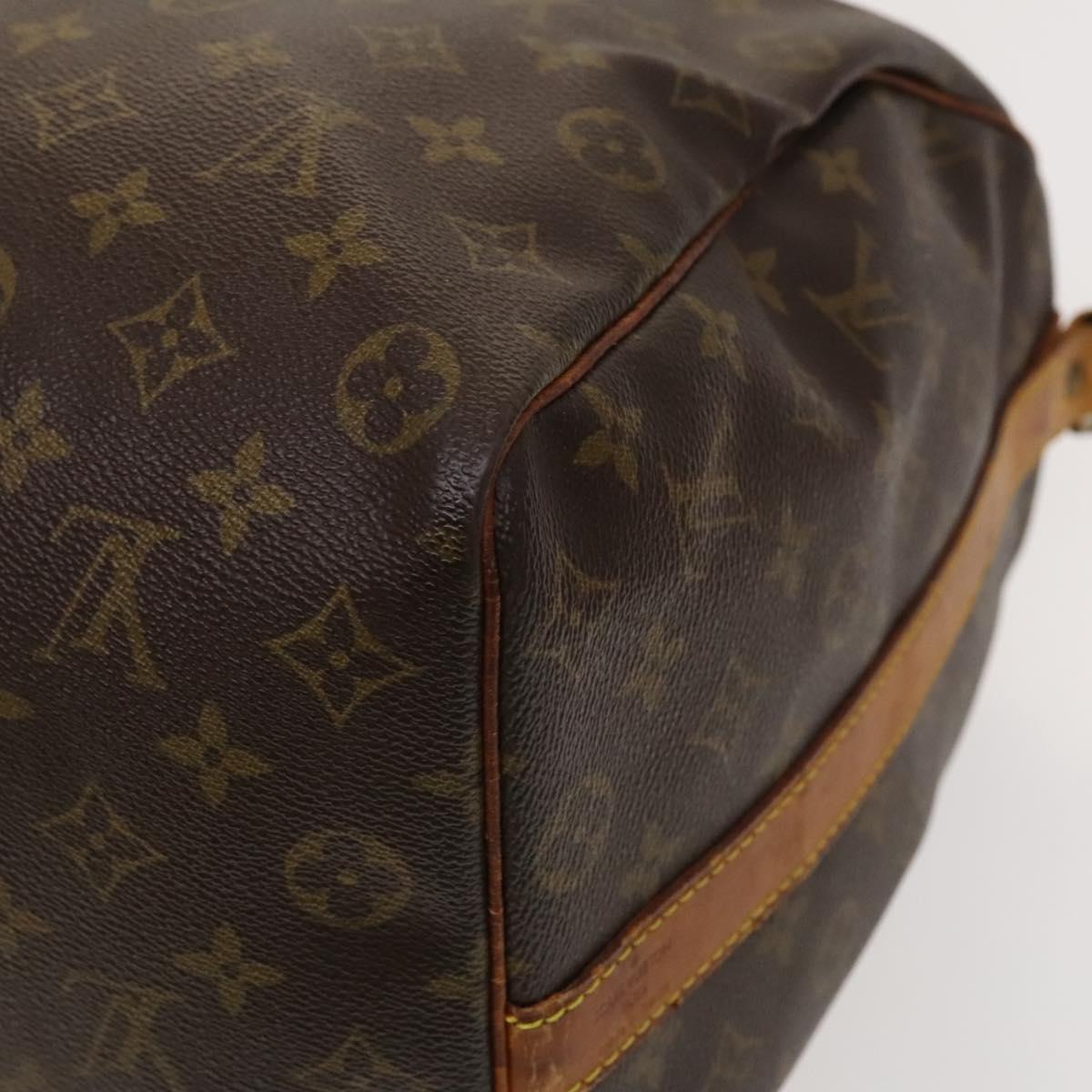 Louis Vuitton Keepall Bandouliere 50, Brown, Canvas, travel