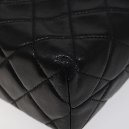 Chanel Timeless, Black, Leather, clutch