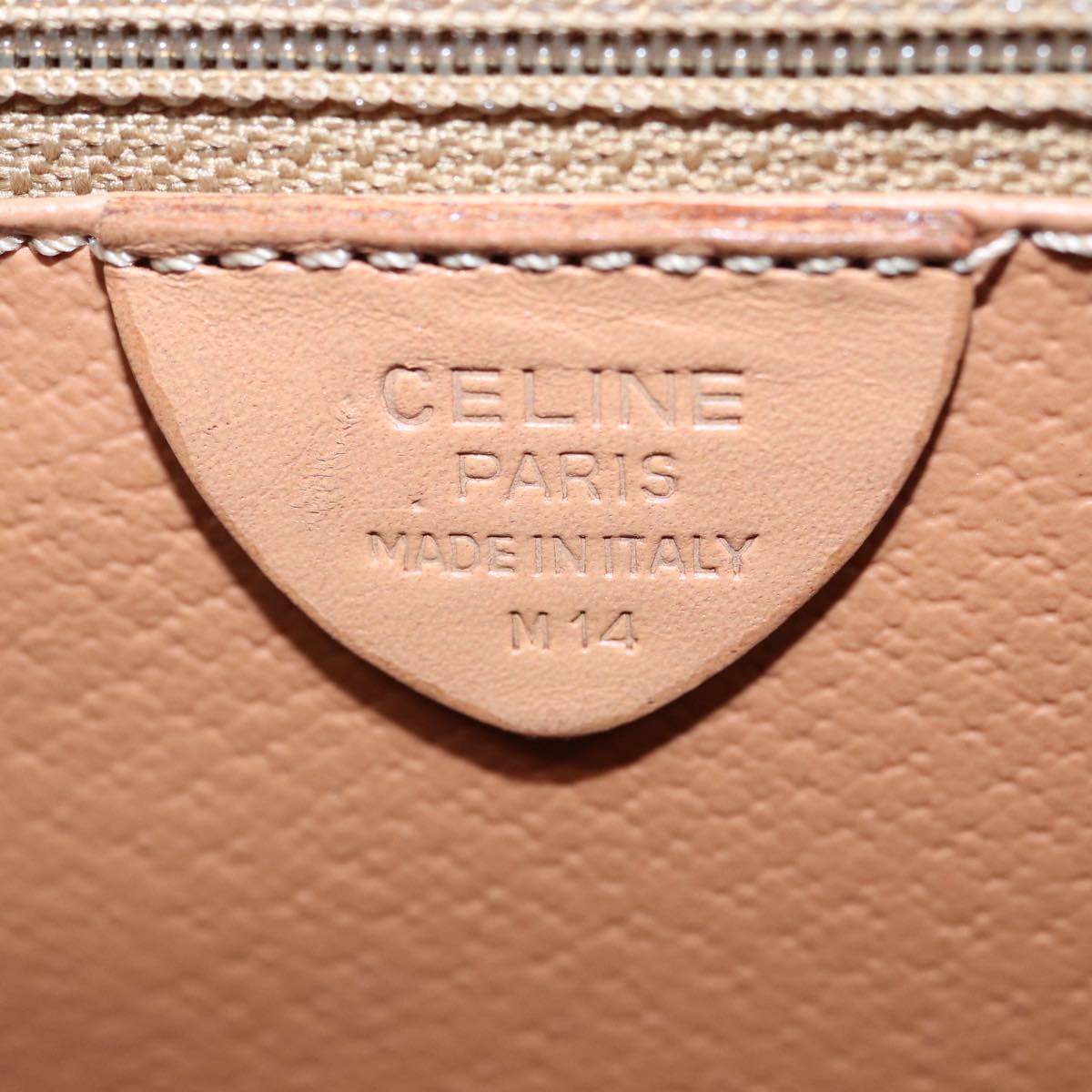 Céline Macadam, Brown, Canvas, shoulder