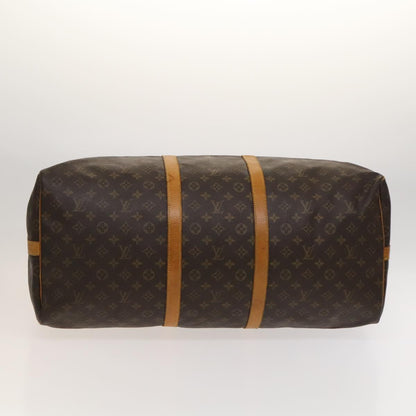 Louis Vuitton Keepall Bandoulière 60, Brown, Canvas, travel